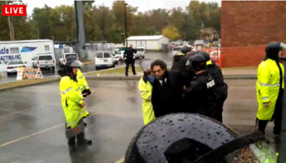breaking cornel west arrested in ferguson