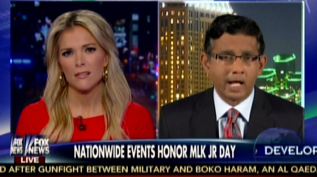 Megyn Kelly and Dinesh D’Souza