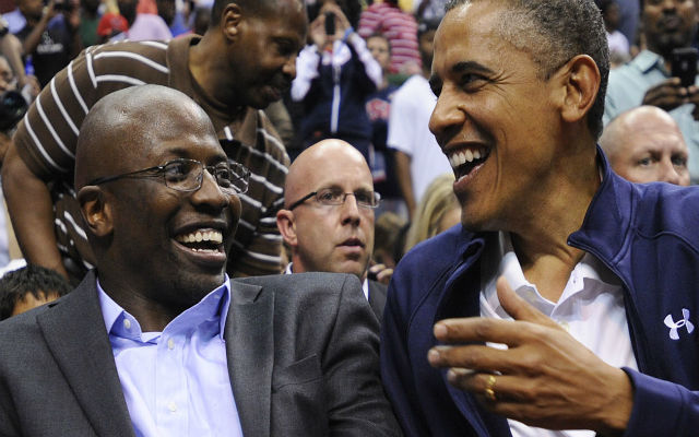POTUS and Reggie Love