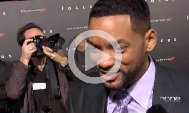Will Smith at \"Focus\" movie premiere