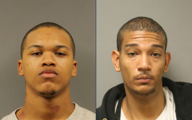Dorian Walker-Gaines (left), 20, and Dillian Thompson (right), 22, were arrested Tuesday after their selfies showed up in the iCloud account of their theft victim. (Housto Police Department)