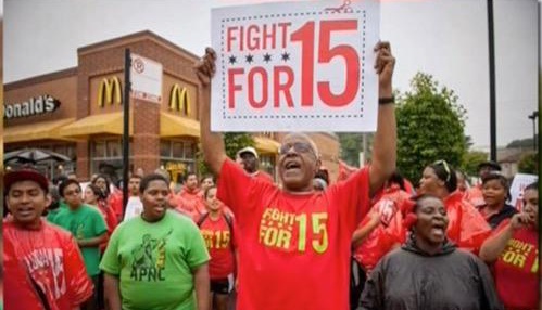 #BlackWorkMatters: Workers Across America Protest To Raise Minimum Wage To $15
