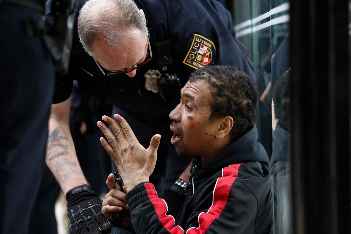 Protests in Baltimore After Funeral Held For Baltimore Man Who Died While In Police Custody