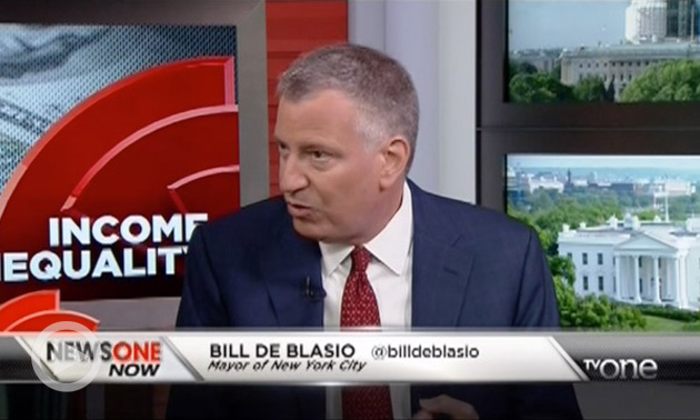 NYC Mayor Bill De Blasio Talks Income Inequality & Mass Incarceration