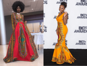 Viral Star Creates Hollywood Event Dress (Kyemah McEntyre, Naturi Houghton)