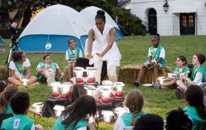 President, First Lady Host Girls Scouts At First-Ever White House Campout