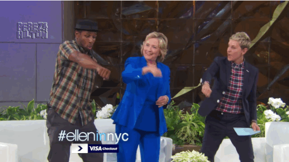Hillary Hits The Nae Nae
