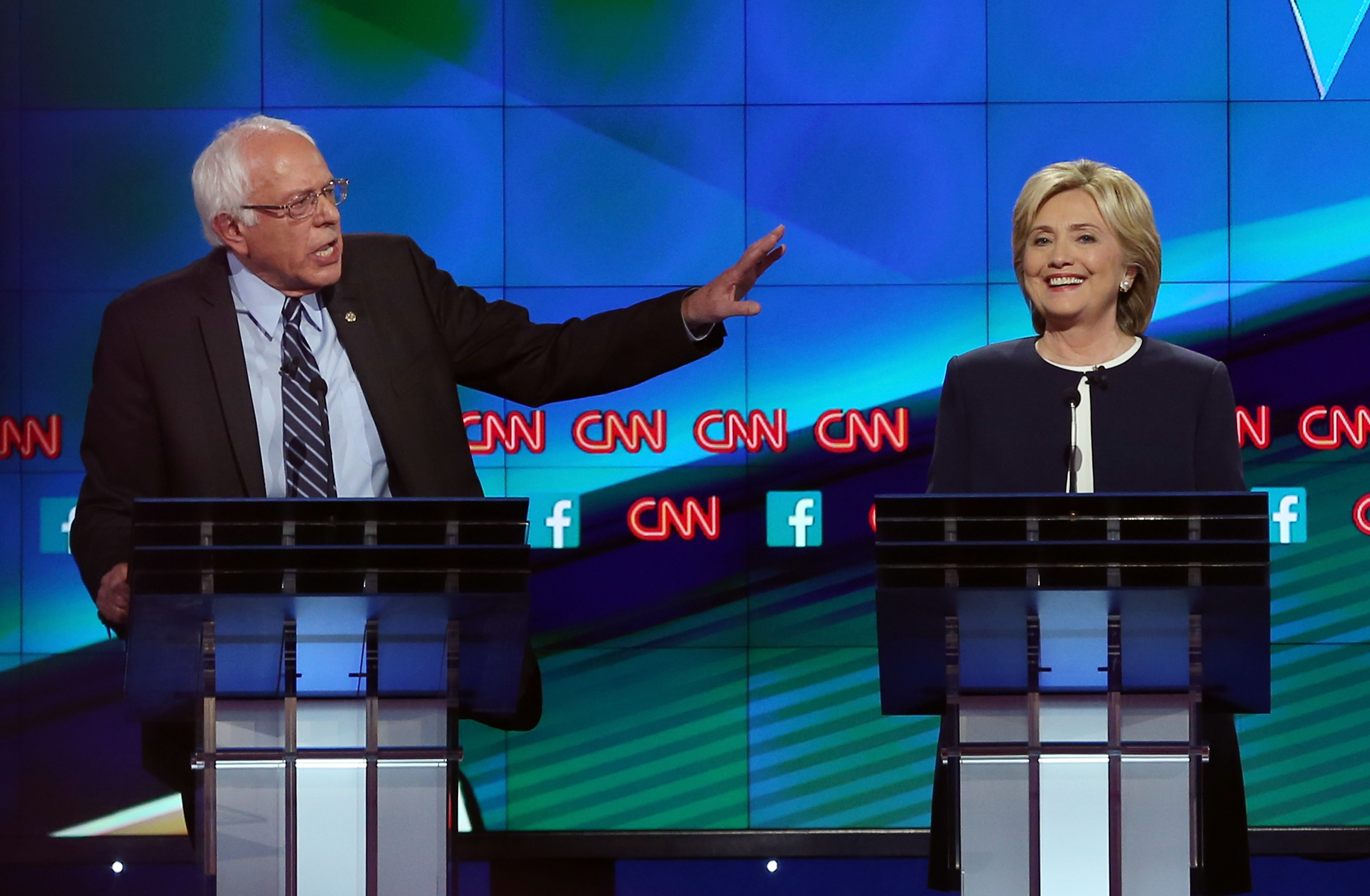 Democratic Presidential Candidates Hold First Debate In Las Vegas