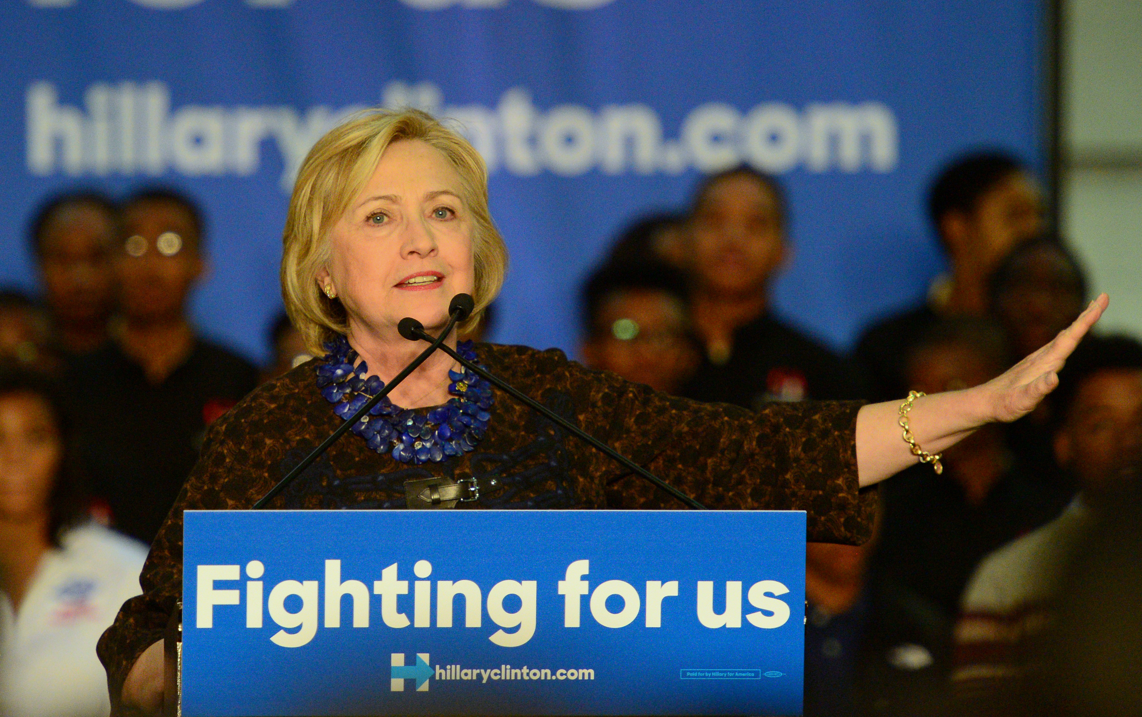 African Americans For Hillary Grassroots Organizing Meeting With Hillary Clinton