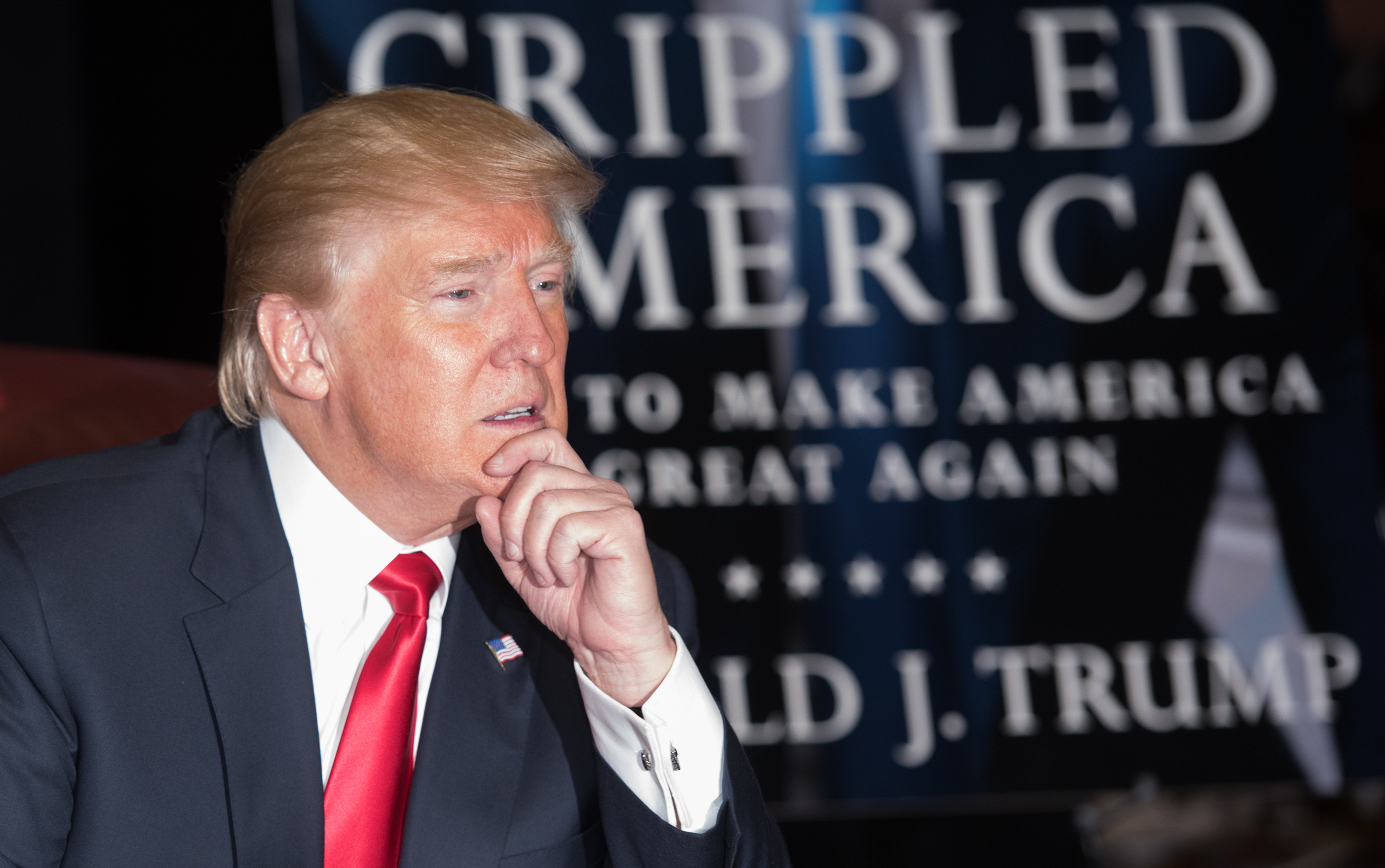 Donald Trump's 'Crippled America' Book Press Conference