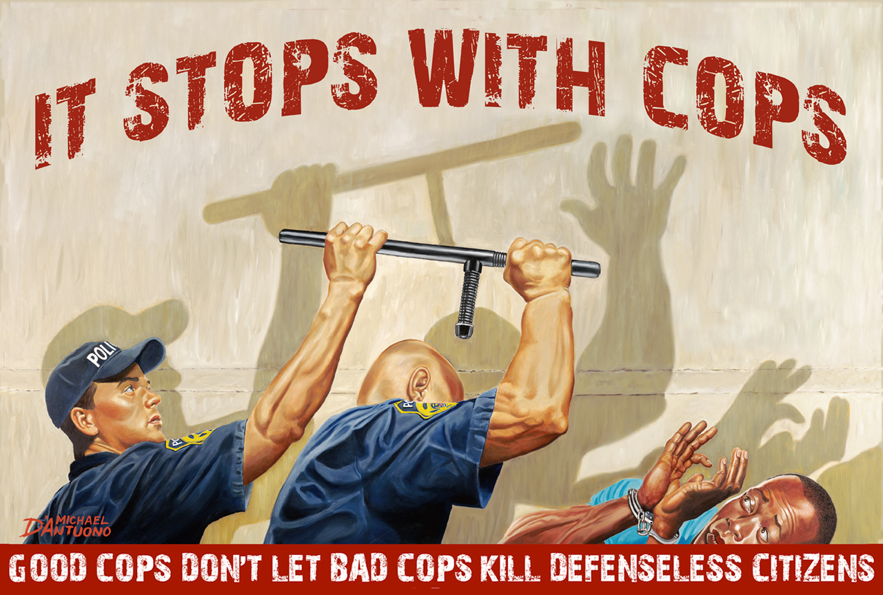 Michael D’Antuono, It Stops With Cops, Freddie Gray