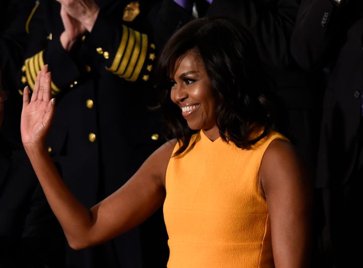 The first lady looked ravishing at her husband’s State of the Union address.