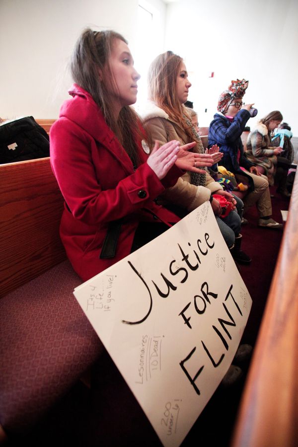 Jesse Jackson Leads Rally Protesting Flint Water Crisis