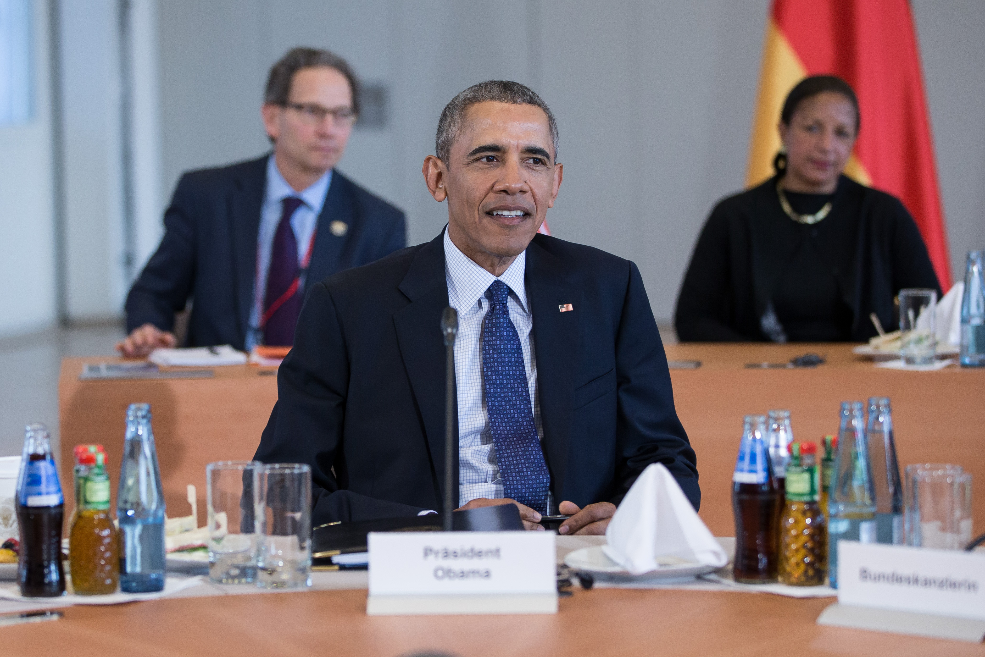 Obama Meets With European Leaders In Hanover