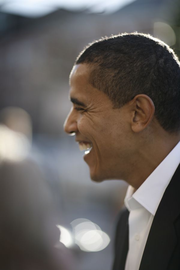 Barack Obama Tours New Hampshire In Wake Of Democratic Victory