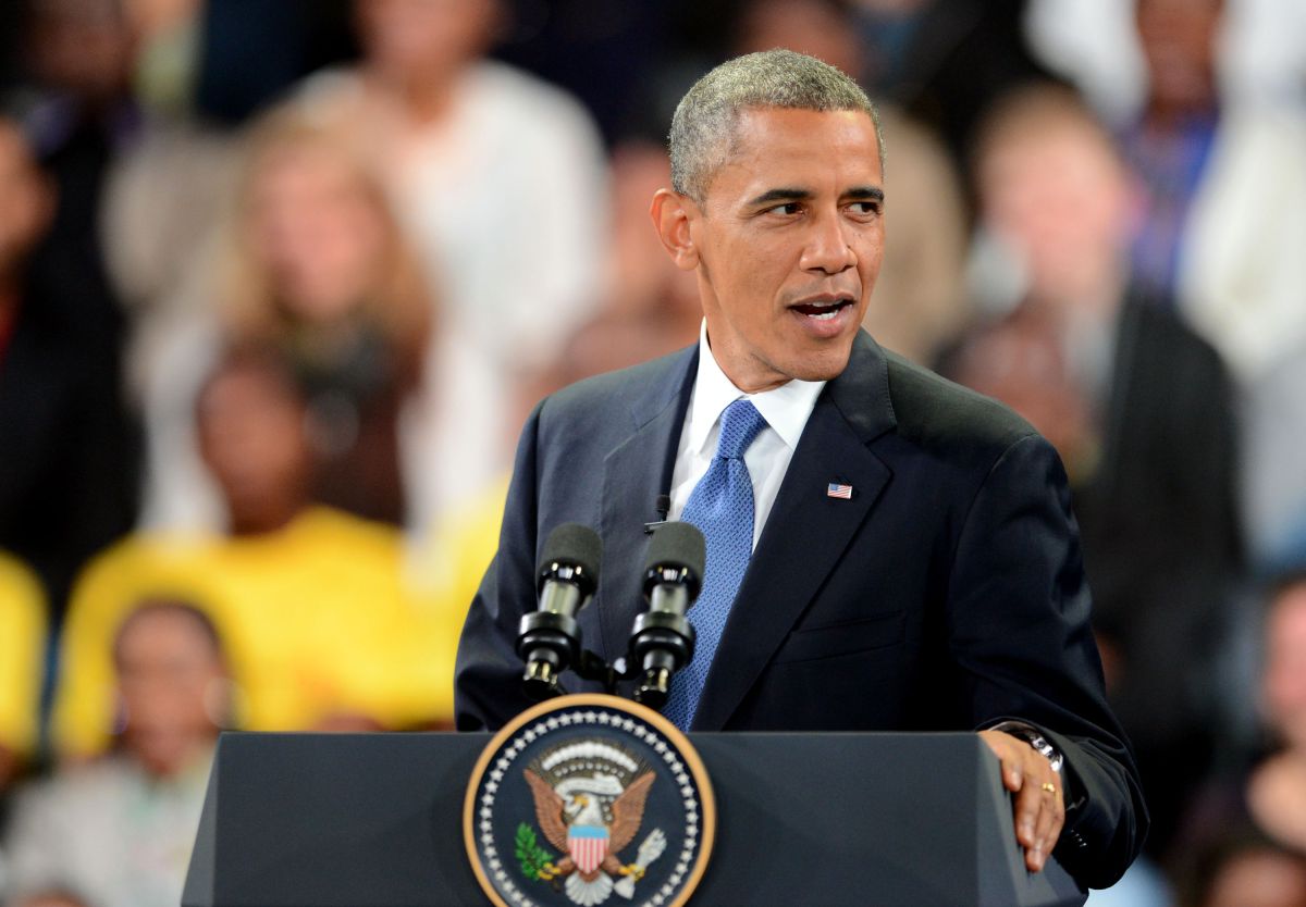 President Barack Obama in South Africa