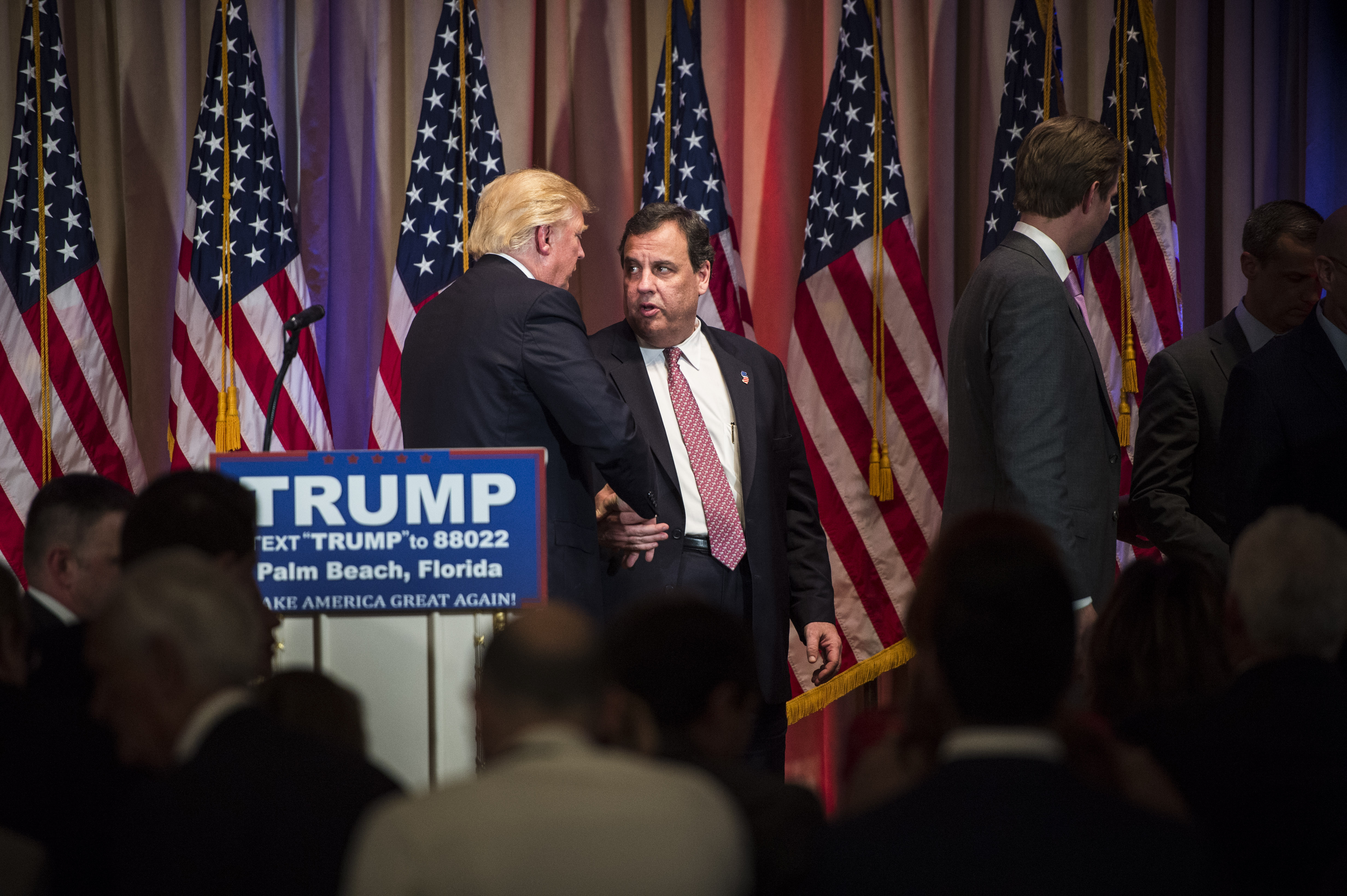 Donald Trump in Palm Beach, Florida.
