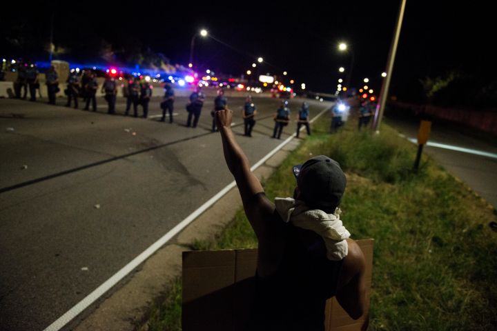 Activists Hold March Protesting Police Shooting Of Philando Castile