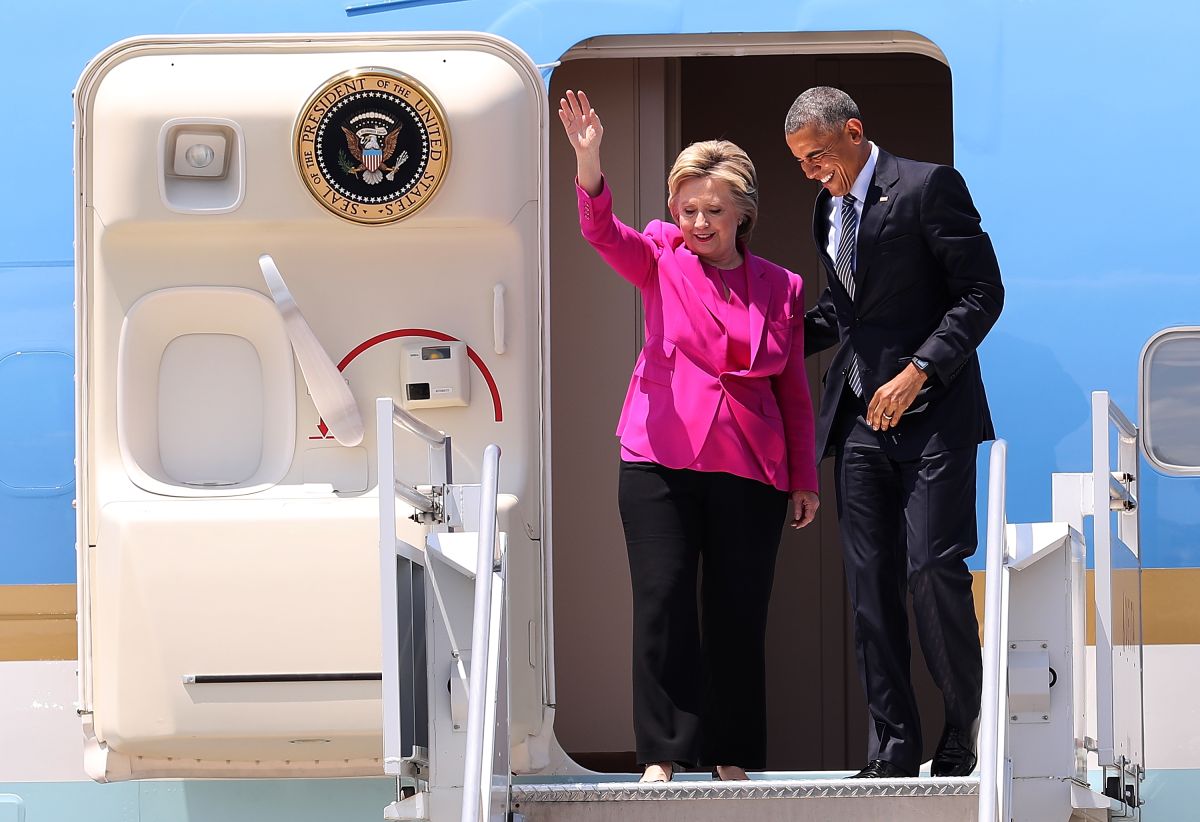 President Obama Campaigns With Hillary Clinton In Charlotte