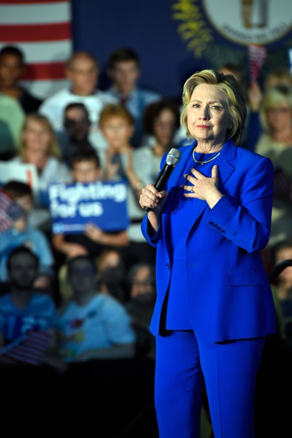 Hillary Clinton Campaigns In Louisville, Kentucky