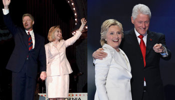 Hillary and Bill Clinton Then and Now