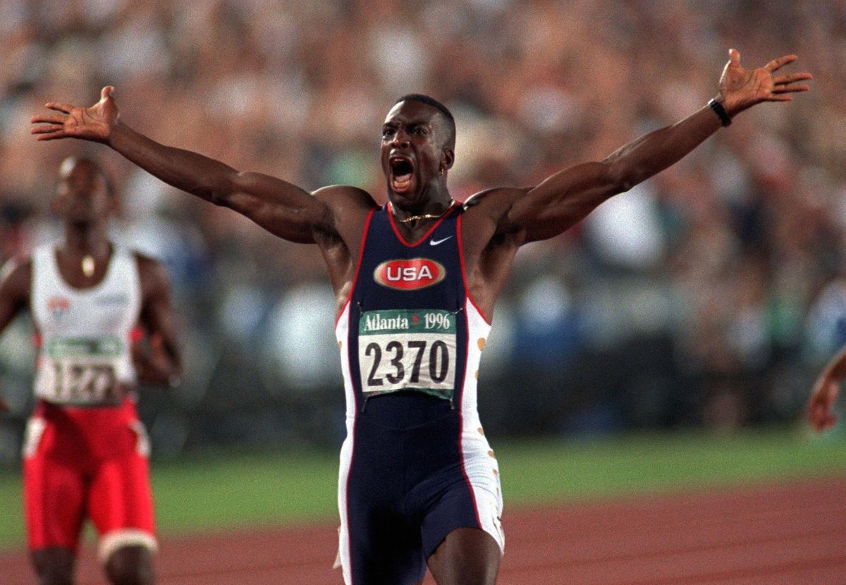 LEICHTATHLETIK: 200m Maenner/Finale ATLANTA 1996 1.8.96