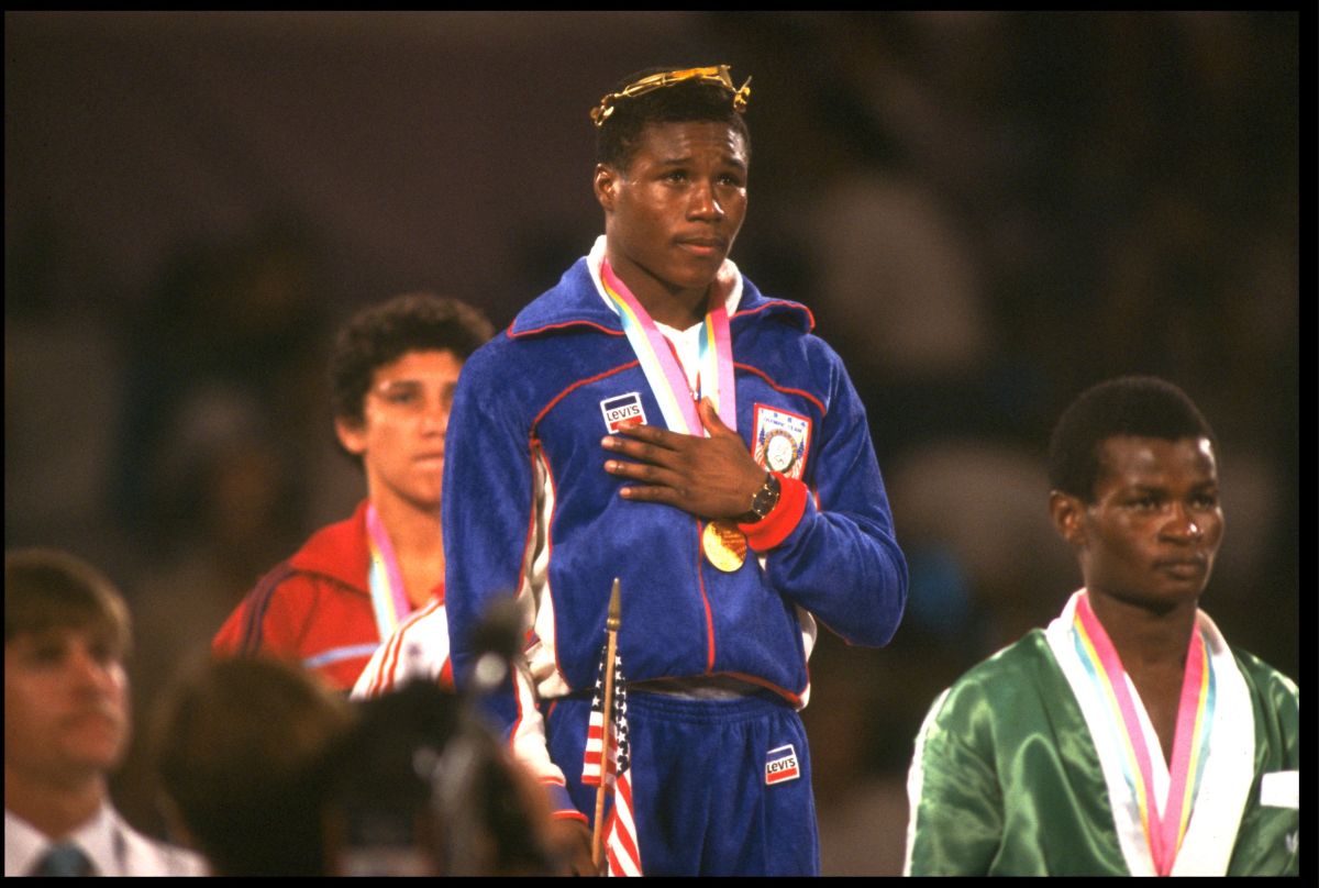 MELDRICK TAYLOR USA OLYMPIC GOLD