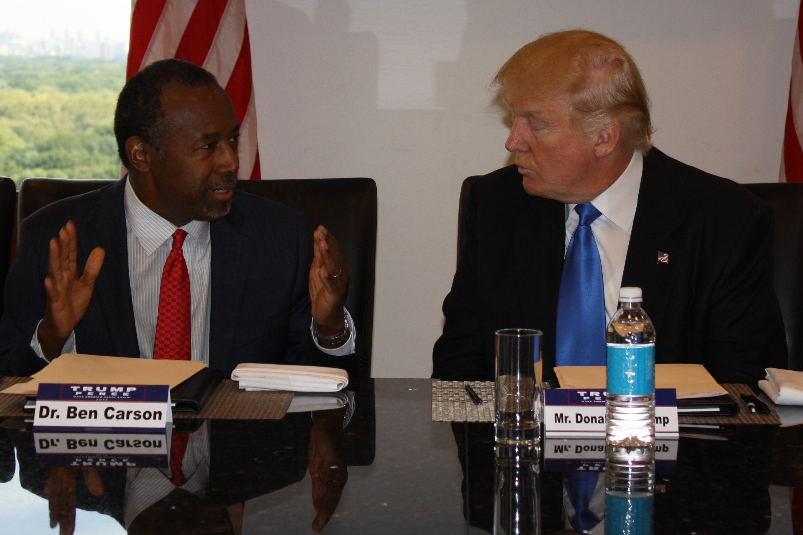 Carson and Trump