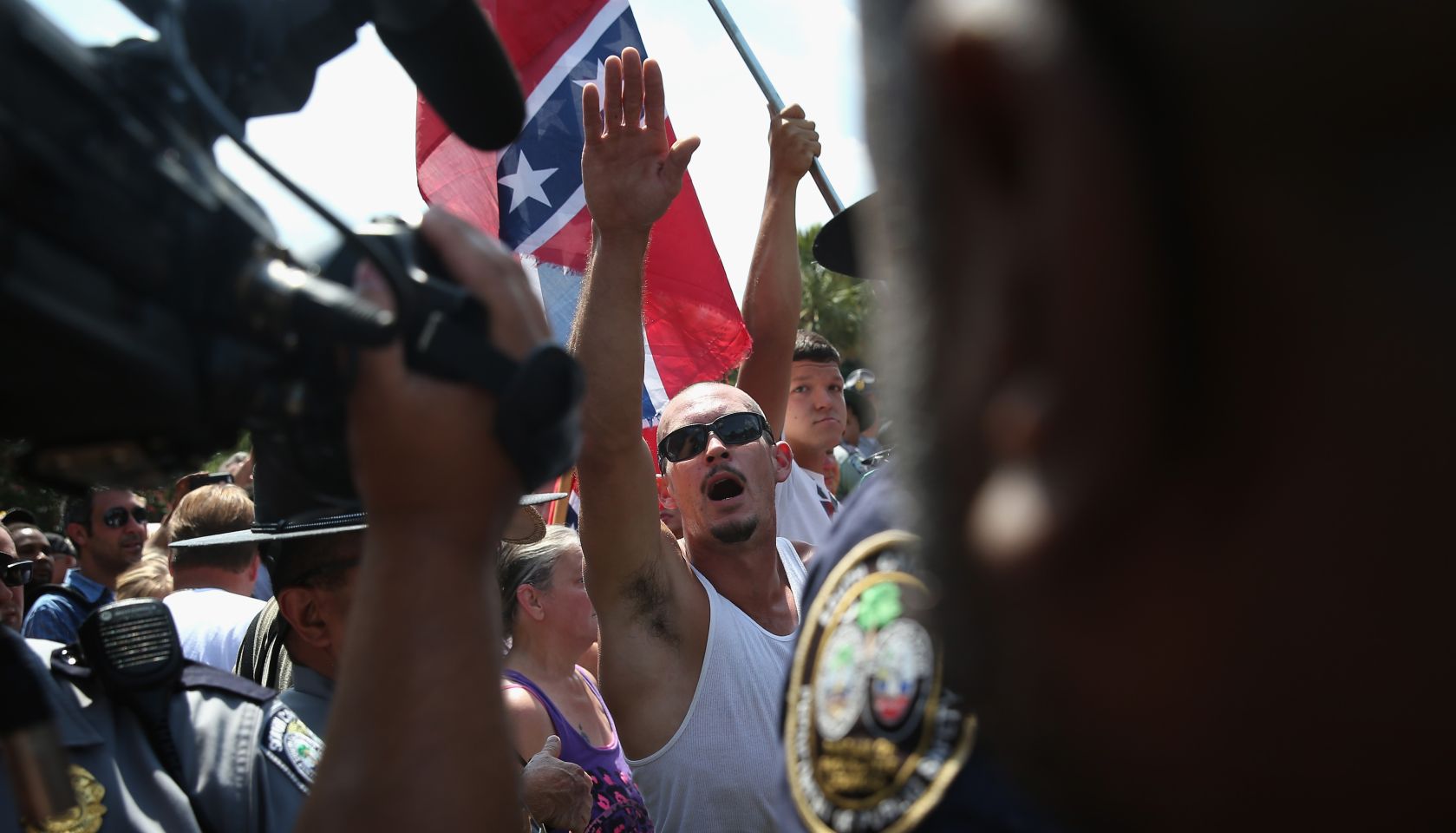 Ku Klux Klan Holds Rally Outside South Carolina Statehouse