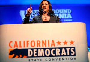 USA - Politics - California Attorney General Kamala D. Harris at the California Democratic Convention