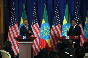 US President Barack Obama in Ethiopia