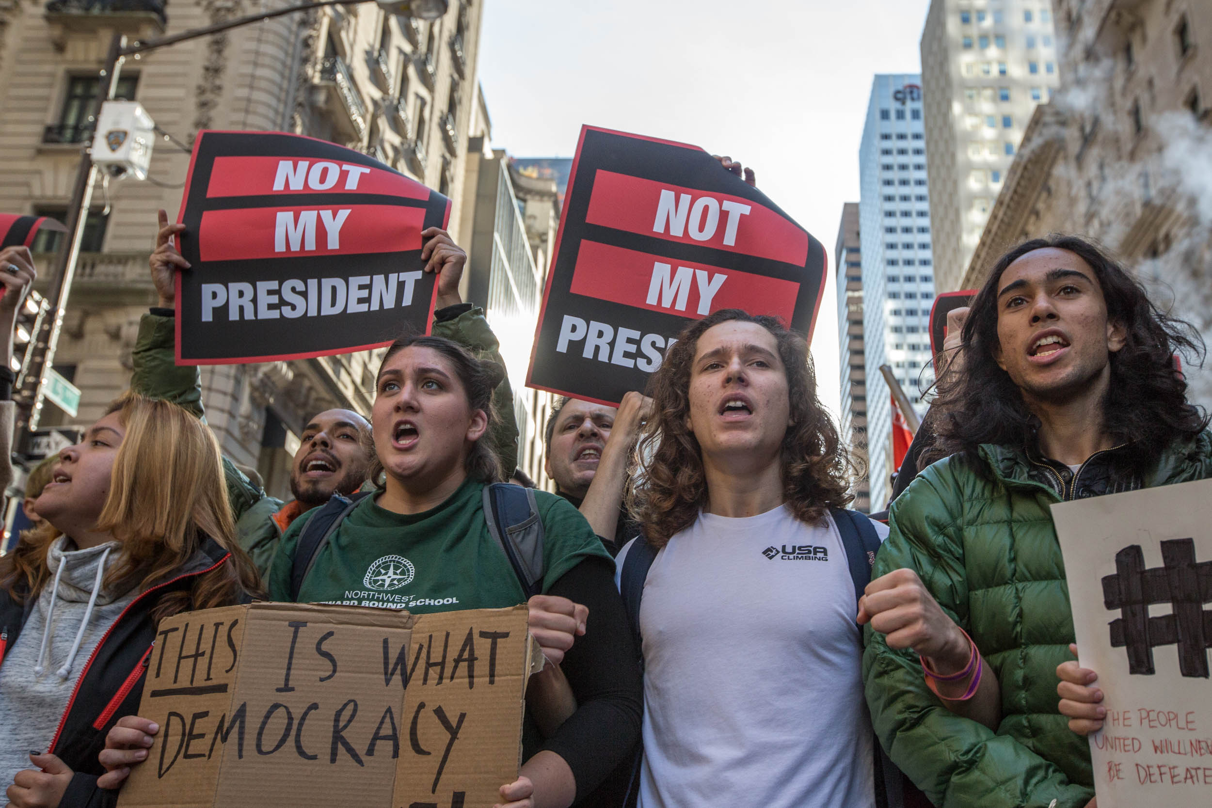 Protests against President elected Trump Across US for 4th day consecutive