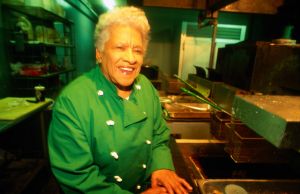 Long standing and respected chef at Dooky Chase's restaurant in New Orleans, Leah Chase.