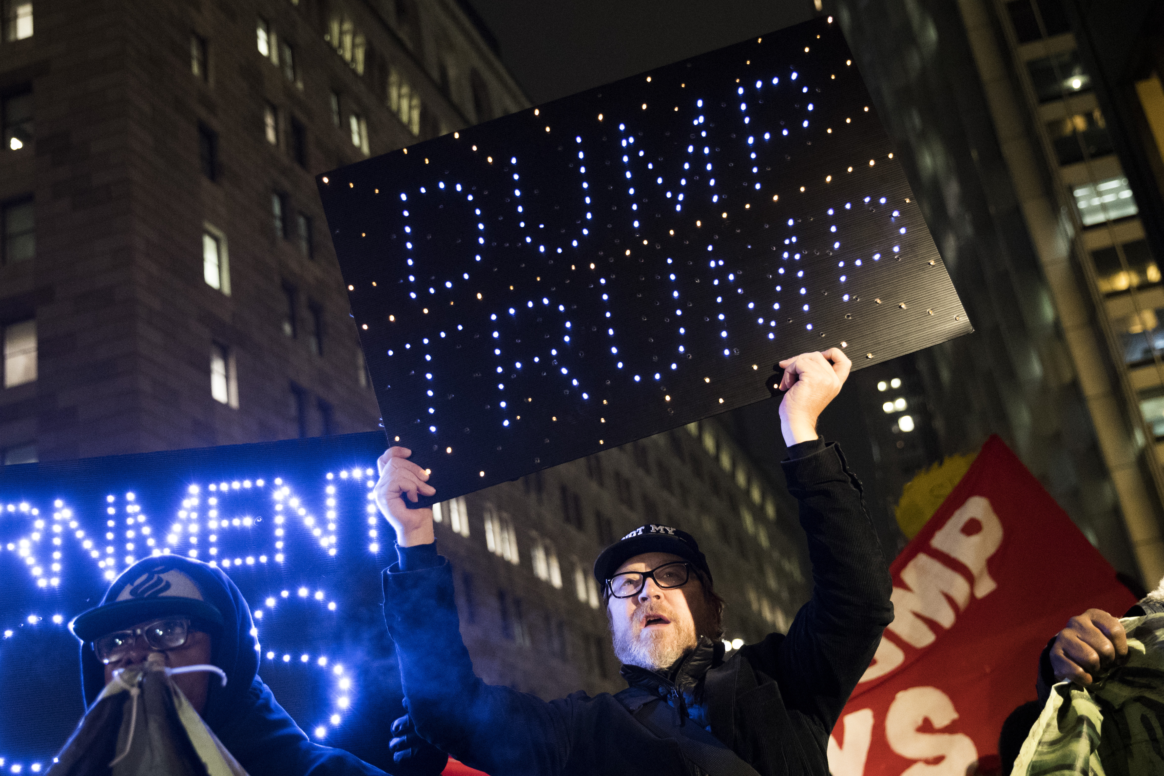 Activists Rally At Goldman Sachs To Protest Dodd-Frank Rollback