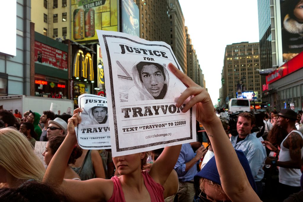 USA - Protest Against Zimmerman Trial Verdict in New York