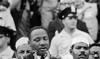 Martin Luther King Jr. Delivering \'I Have a Dream\' Speech