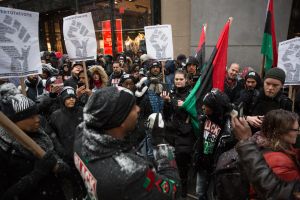 Black Lives Matter Organizes March To Trump Tower Ahead Of Martin Luther King Day