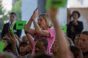 Sen. Kamala Harris (D-CA) Holds Town Hall Meeting In Los Angeles