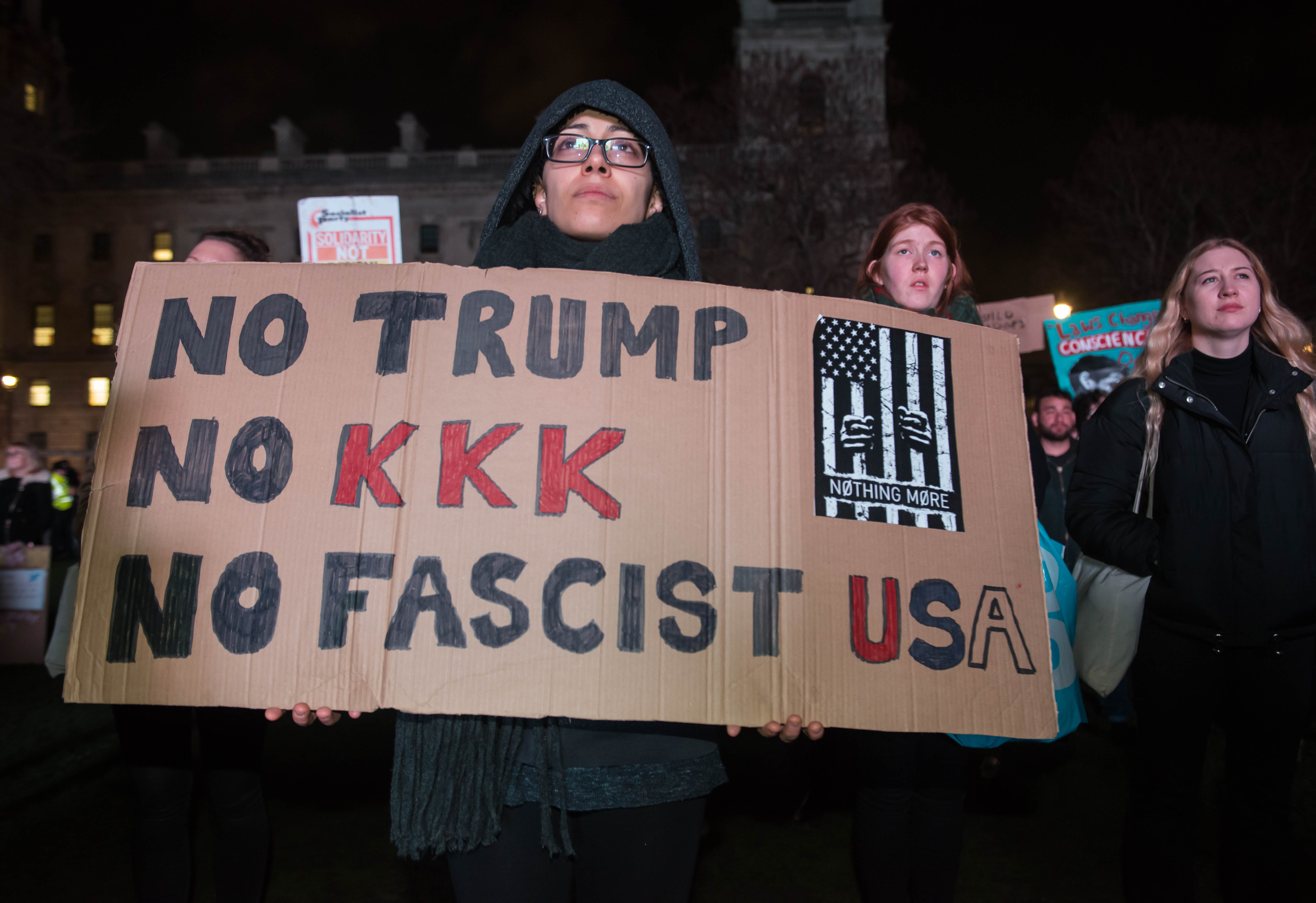 Donald Trump Protests at Parliament Square