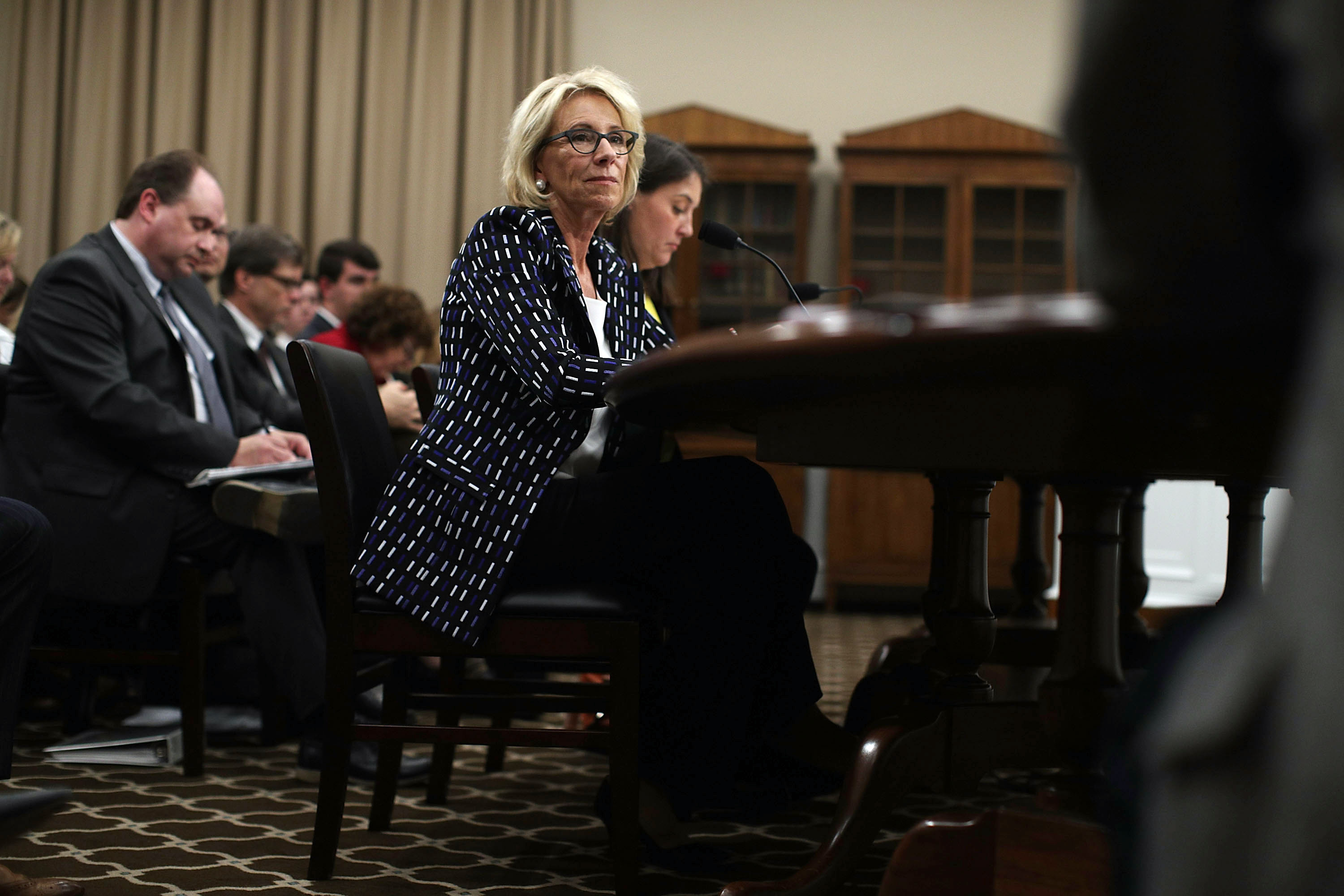 Education Secretary Betsy DeVos Testifies To House Appropriations Committee On Education Dept. Budget