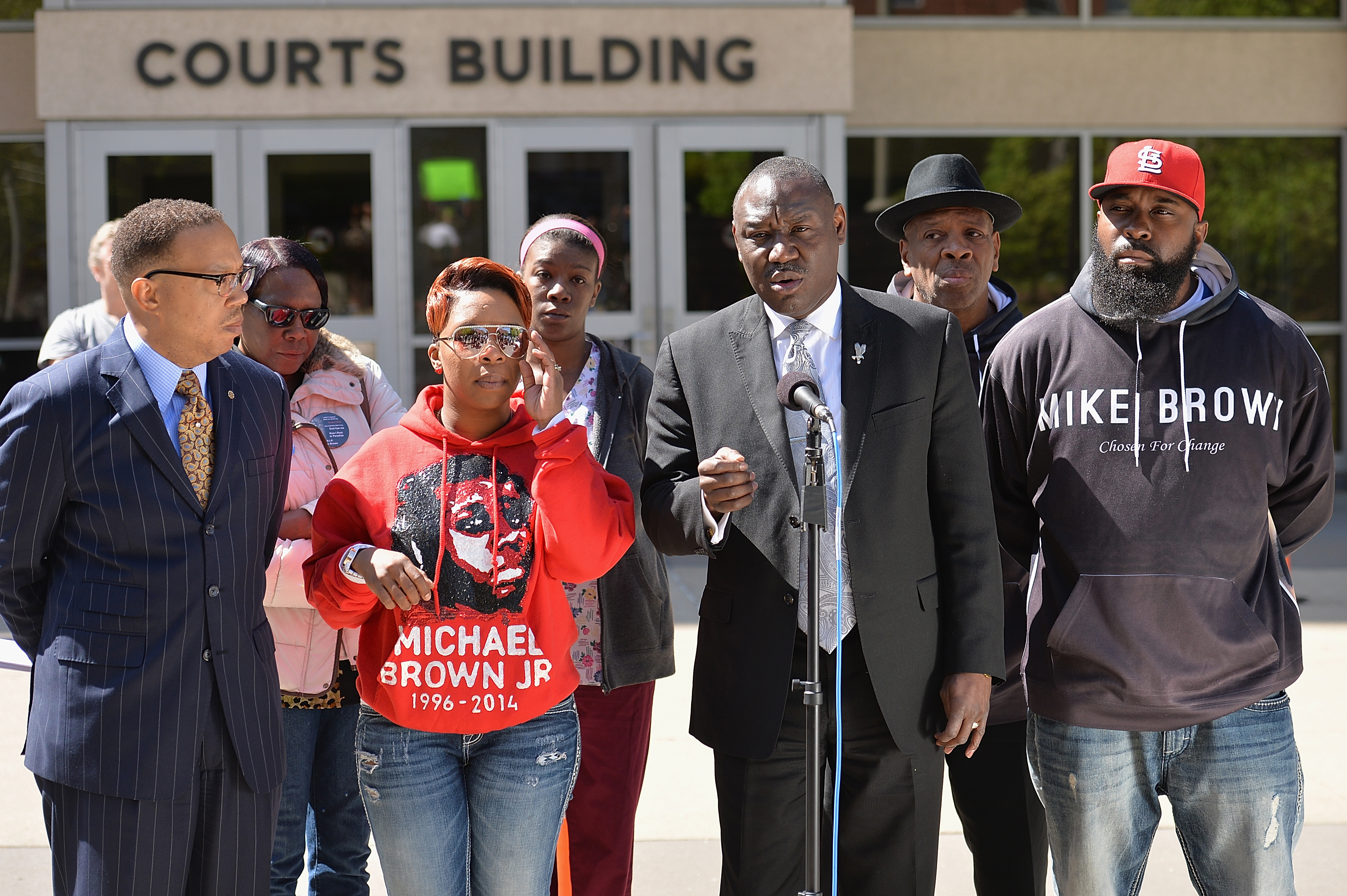 Family Members Of Michael Brown Announce Civil Lawsuit Over His Death In Ferguson