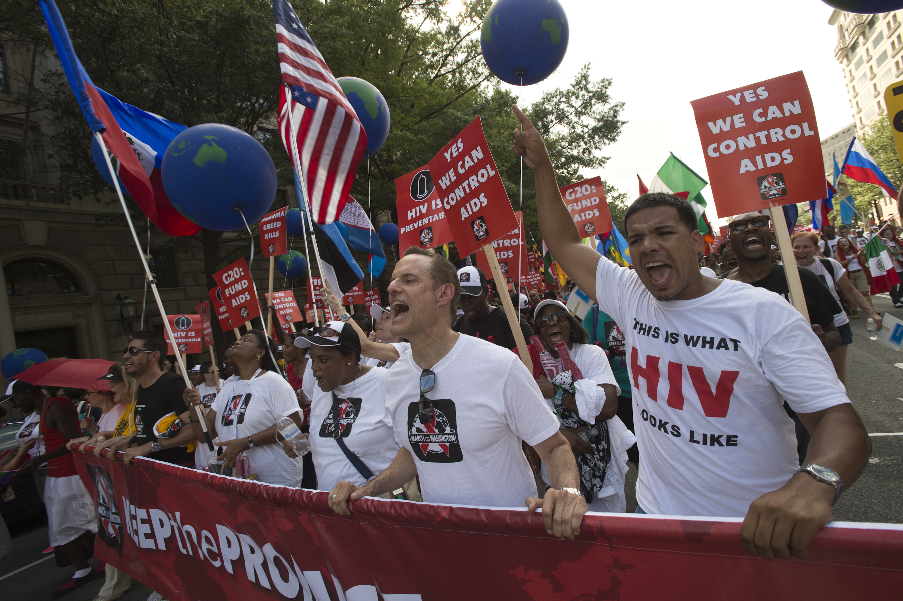 Keep The Promise on HIV/AIDS&#039; march on Washington D.C.
