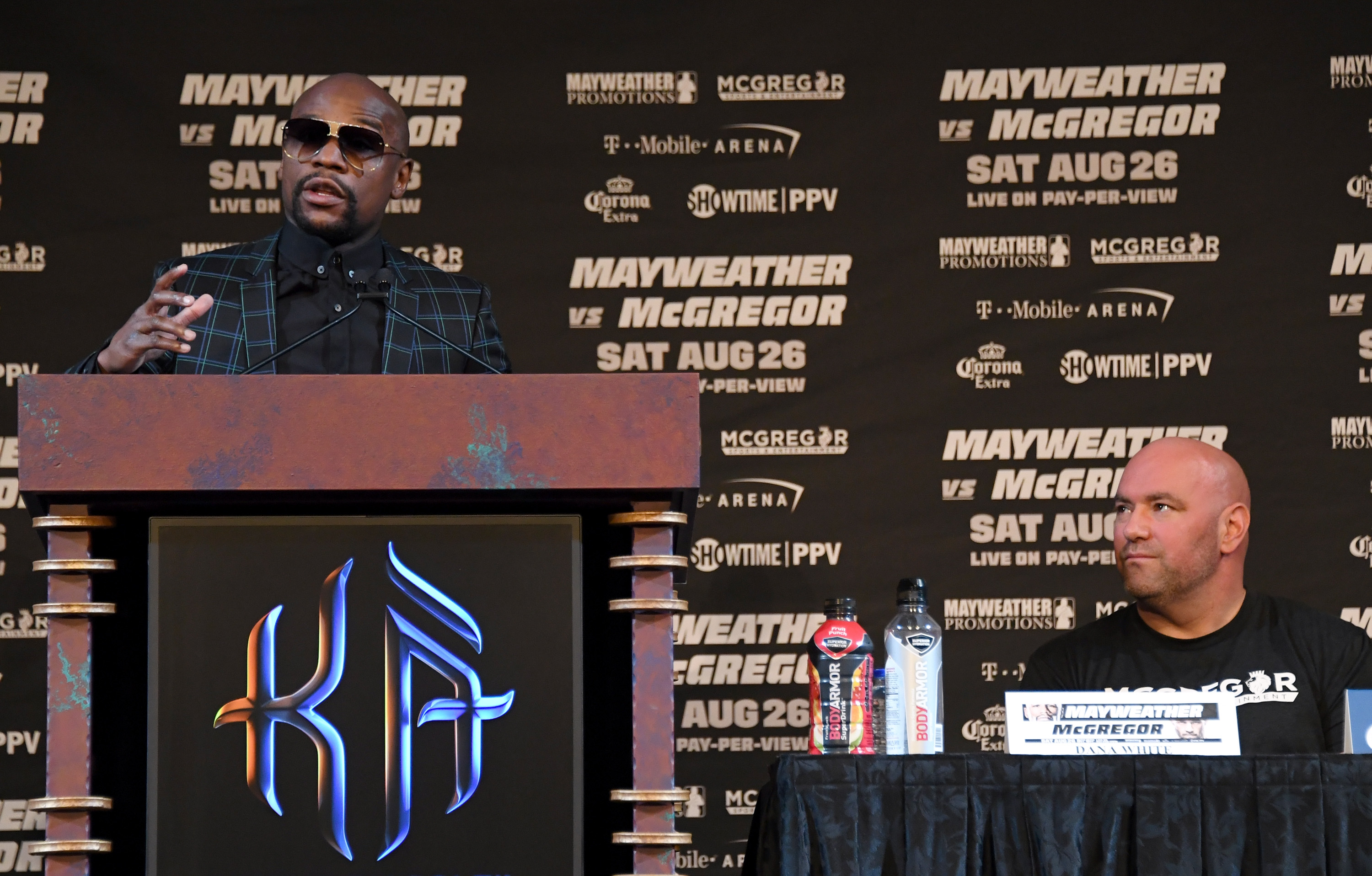 Floyd Mayweather Jr. v Conor McGregor - News Conference