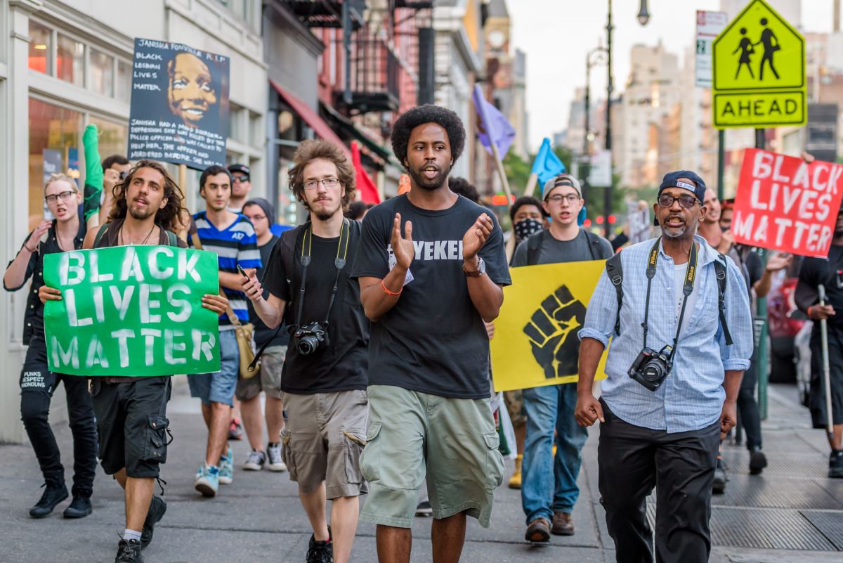 People's Monday Black Lives Matter NYC march - Janisha...