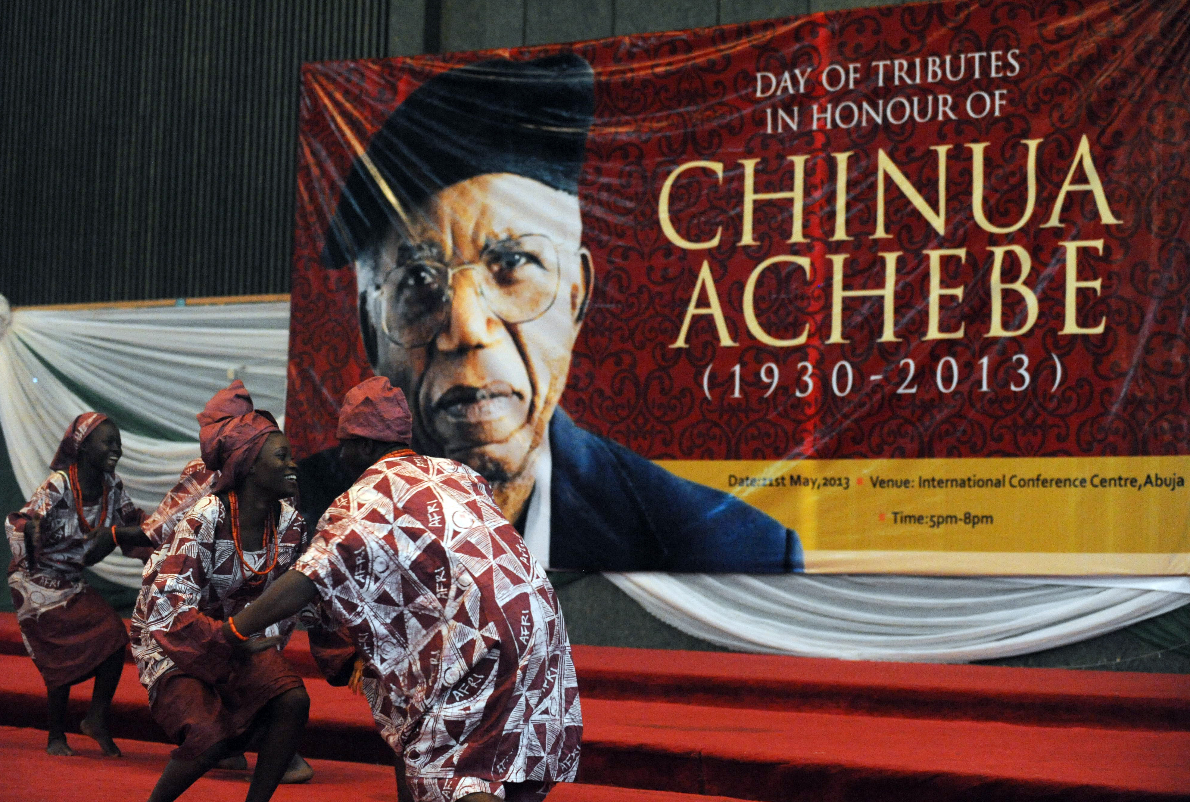 NIGERIA-LITERATURE-BOOK-CULTURE-ACHEBE-FUNERAL
