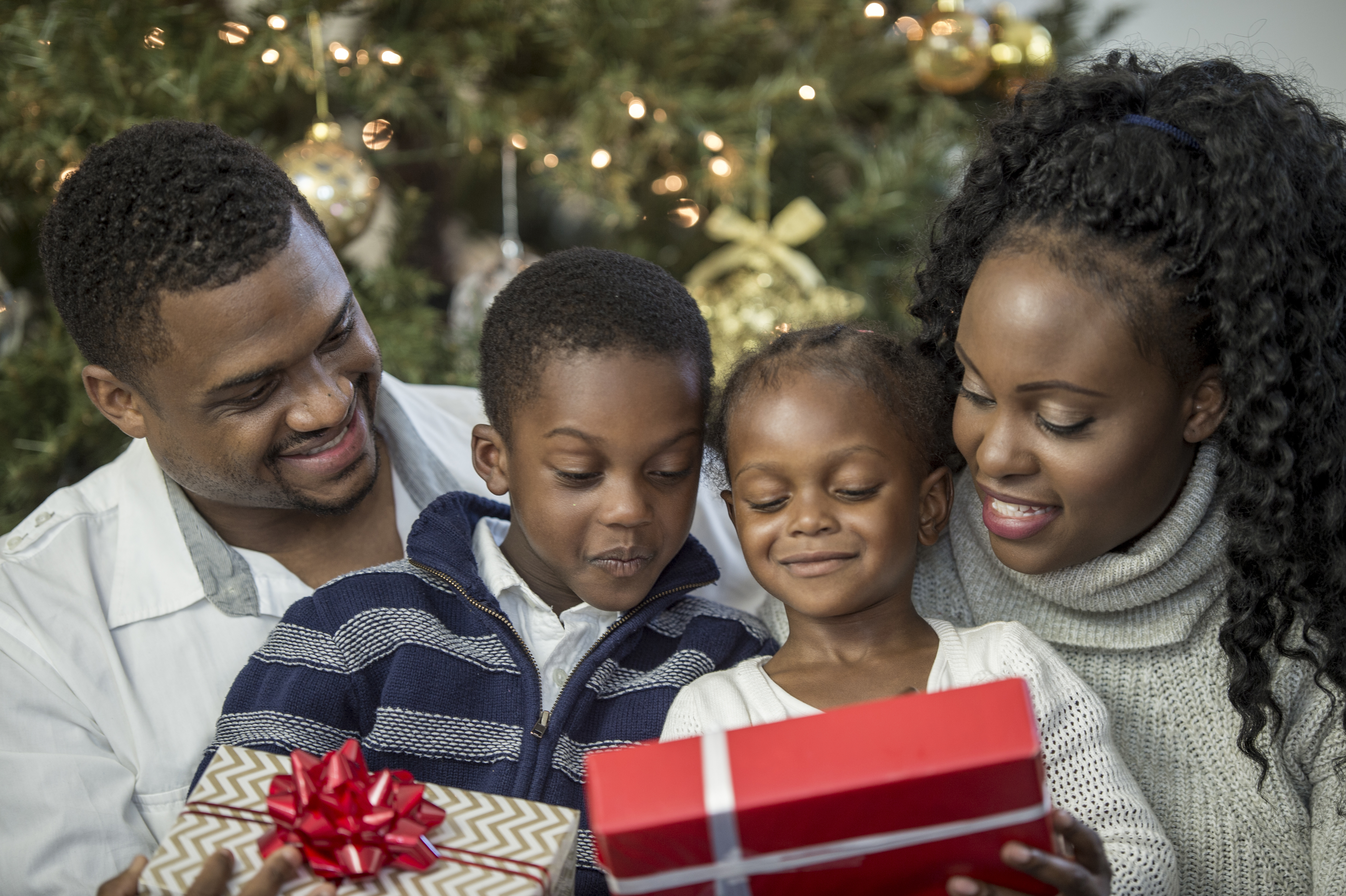 Opening Gifts Together
