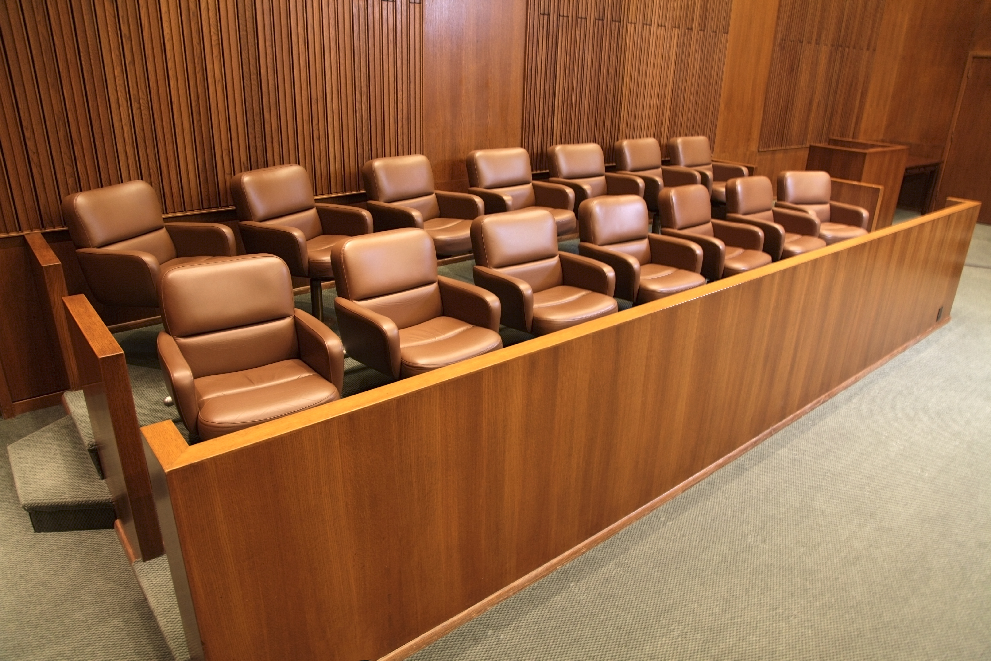 Courtroom Jury Box