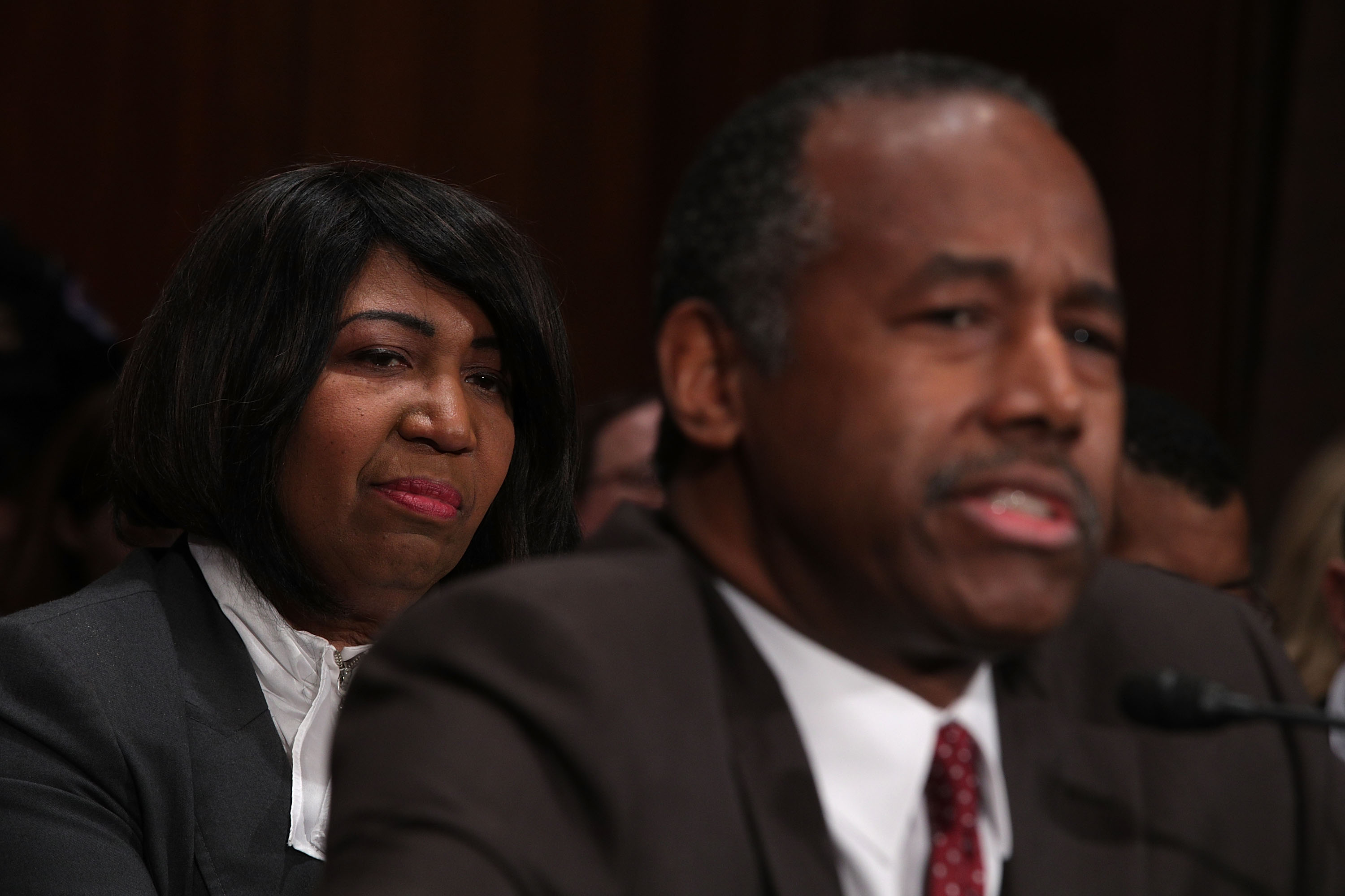 Confirmation Hearing Held For Ben Carson To Become Housing And Urban Development Secretary
