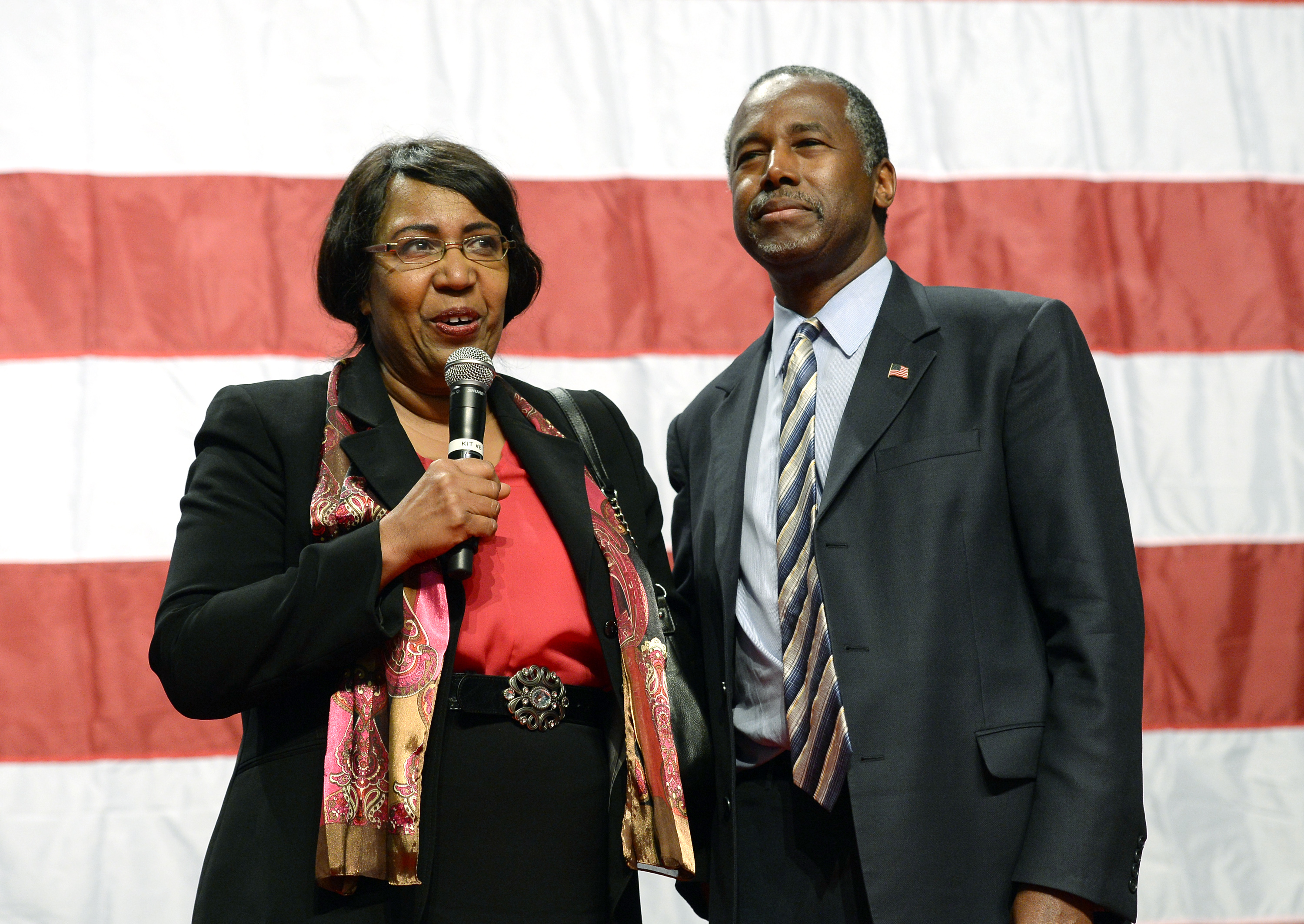 Ben Carson Holds Campaign Rally In Anaheim