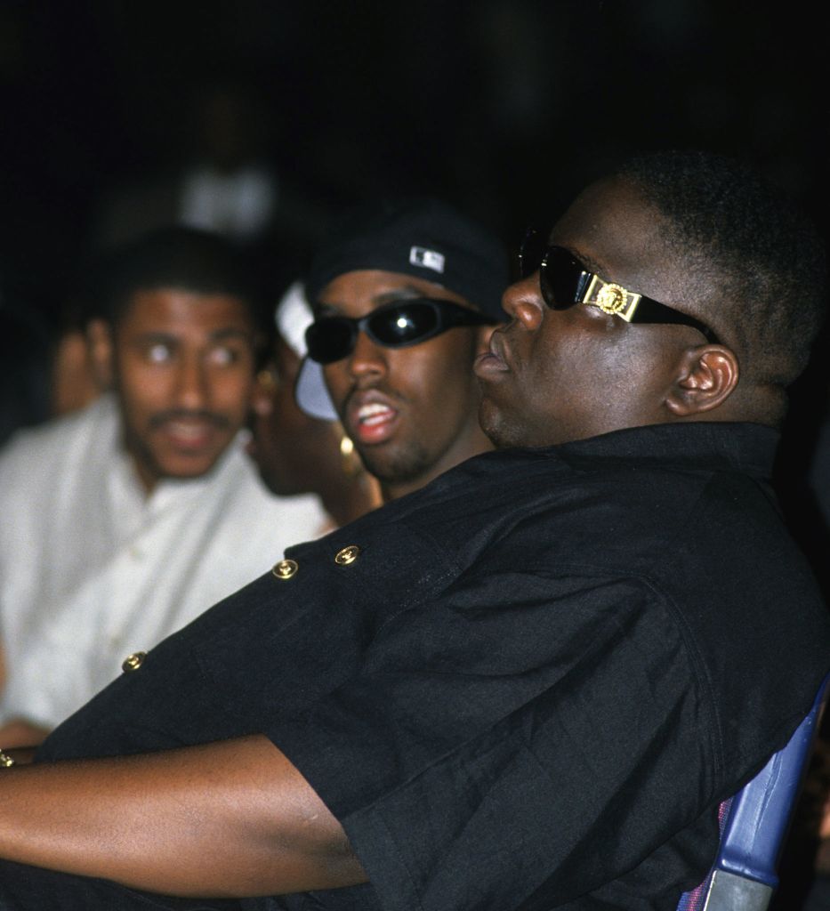 Puffy And Biggie At The Source Awards